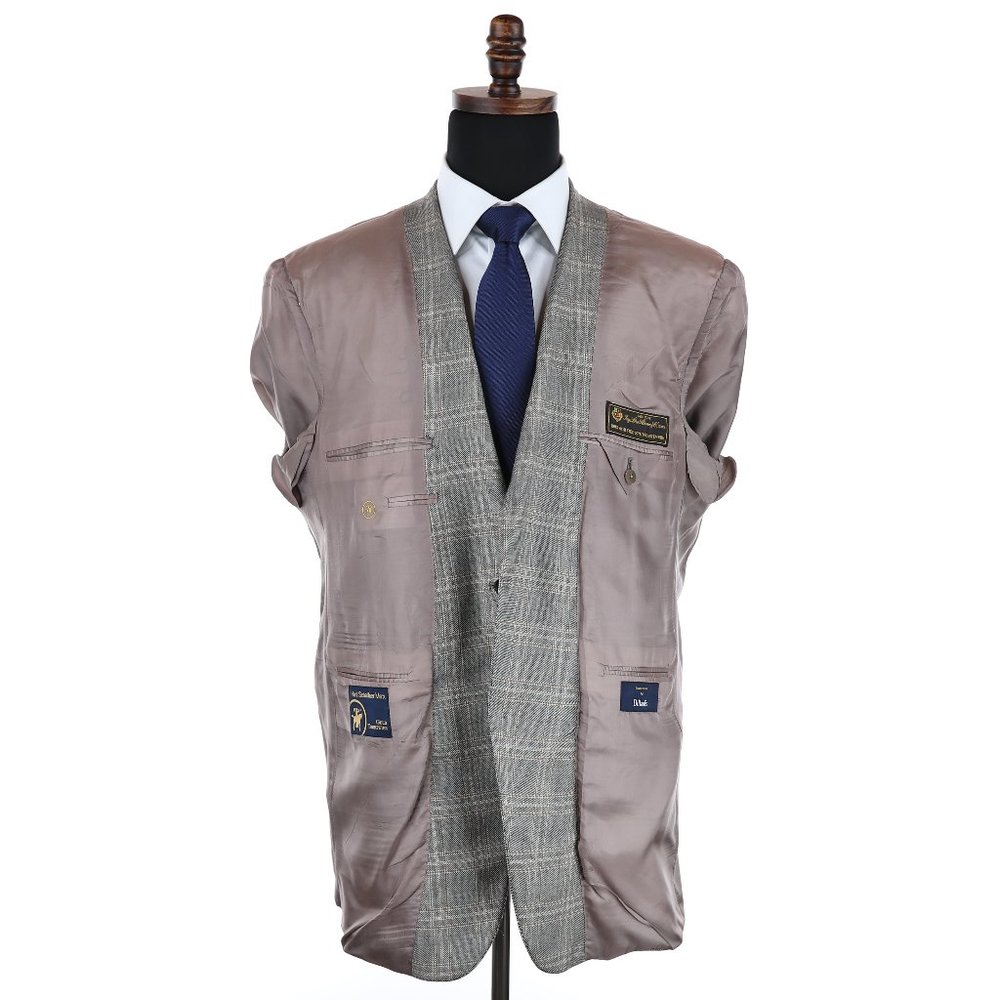 Hart Schaffner Marx Gold Trumpeter Loro Piana Worsted Cashmere Sport Coat - 44L - Picture 9 of 12